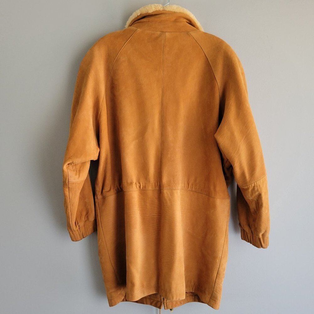 John Carlisle Suede Coat Size S - Picture 5 of 9